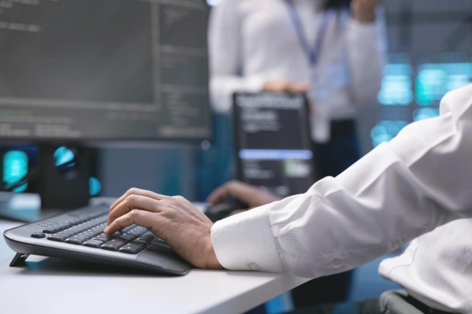 Blockchain infrastructure setup showing hybrid architecture components